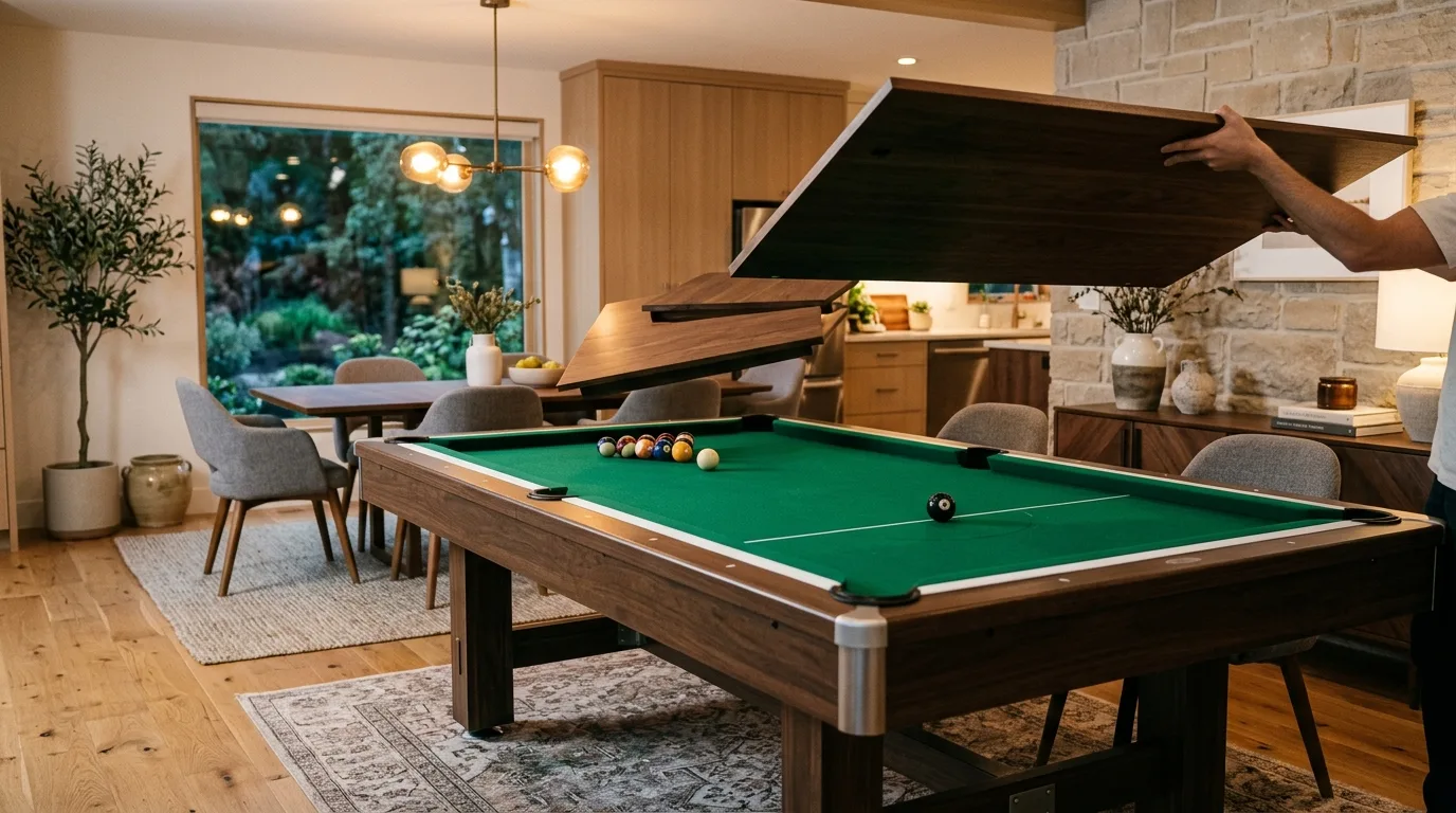 Best Convertible Pool Tables in 2026: Dining Tops, Benches, and Real Play