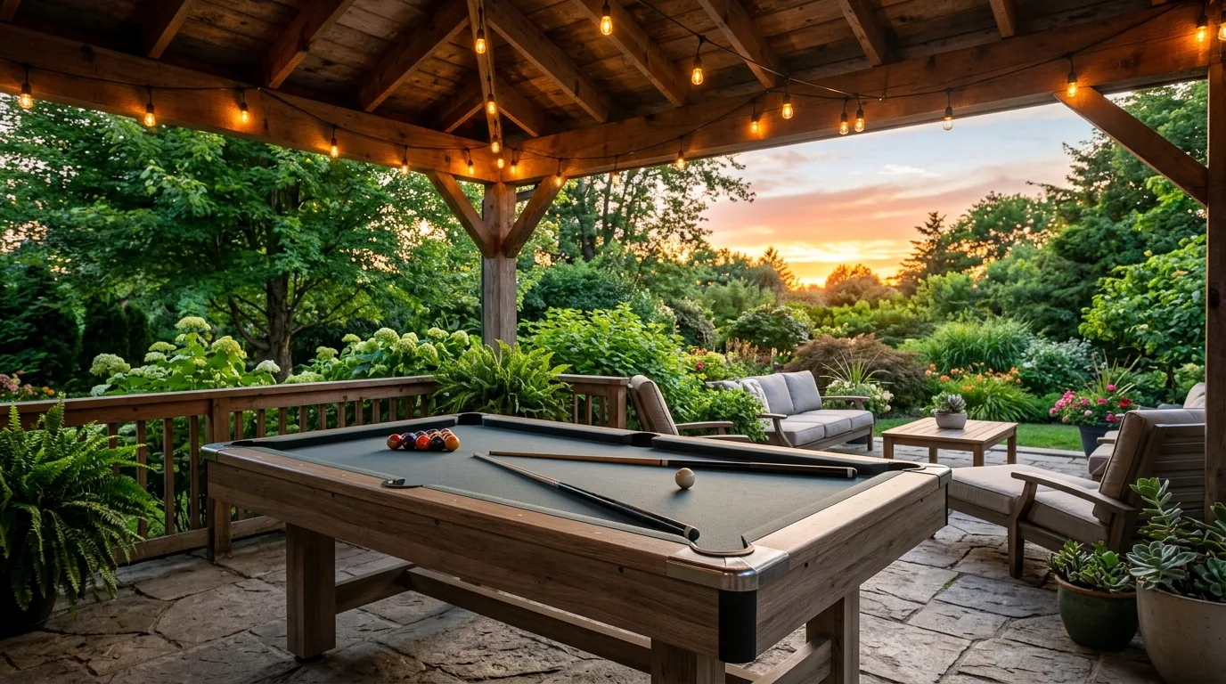 Best Outdoor Pool Tables in 2026: Weatherproof Tables That Actually Play Well