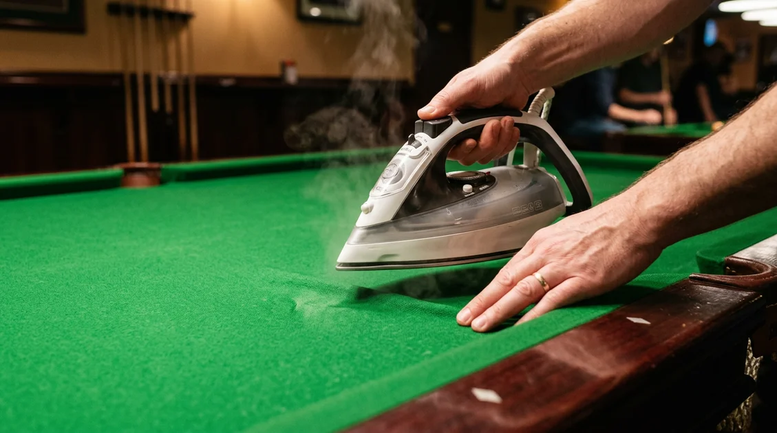 Can You Iron Pool Table Felt?