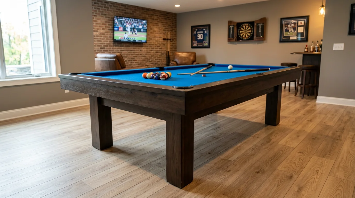 Can You Put a Pool Table on Vinyl Plank Flooring?