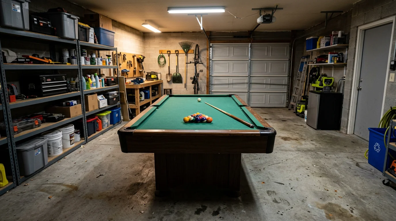 Pool Table in the Garage? Here’s What You Need to Know