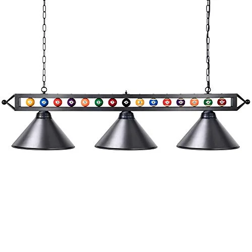Wellmet 59-Inch 4-Light Pool Table Light