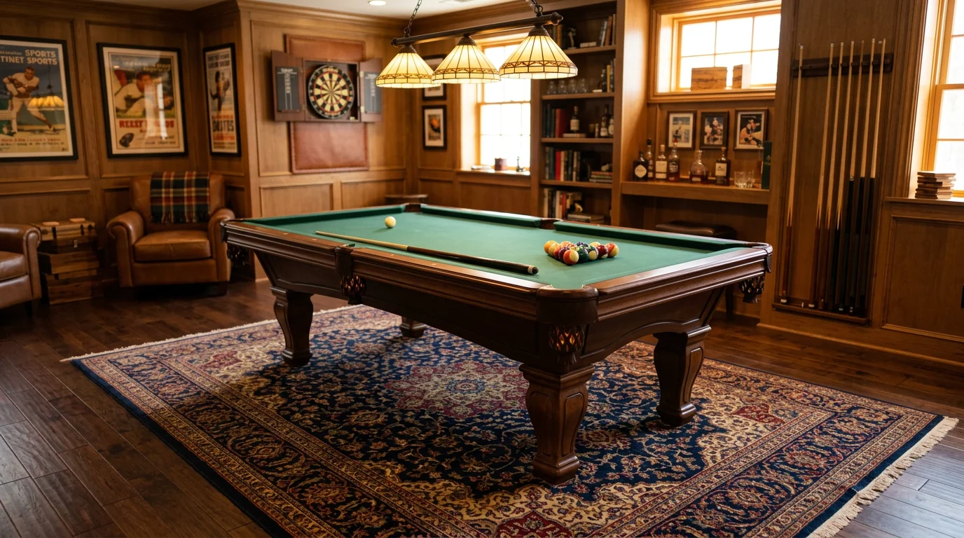 Should You Put a Rug Under a Pool Table?