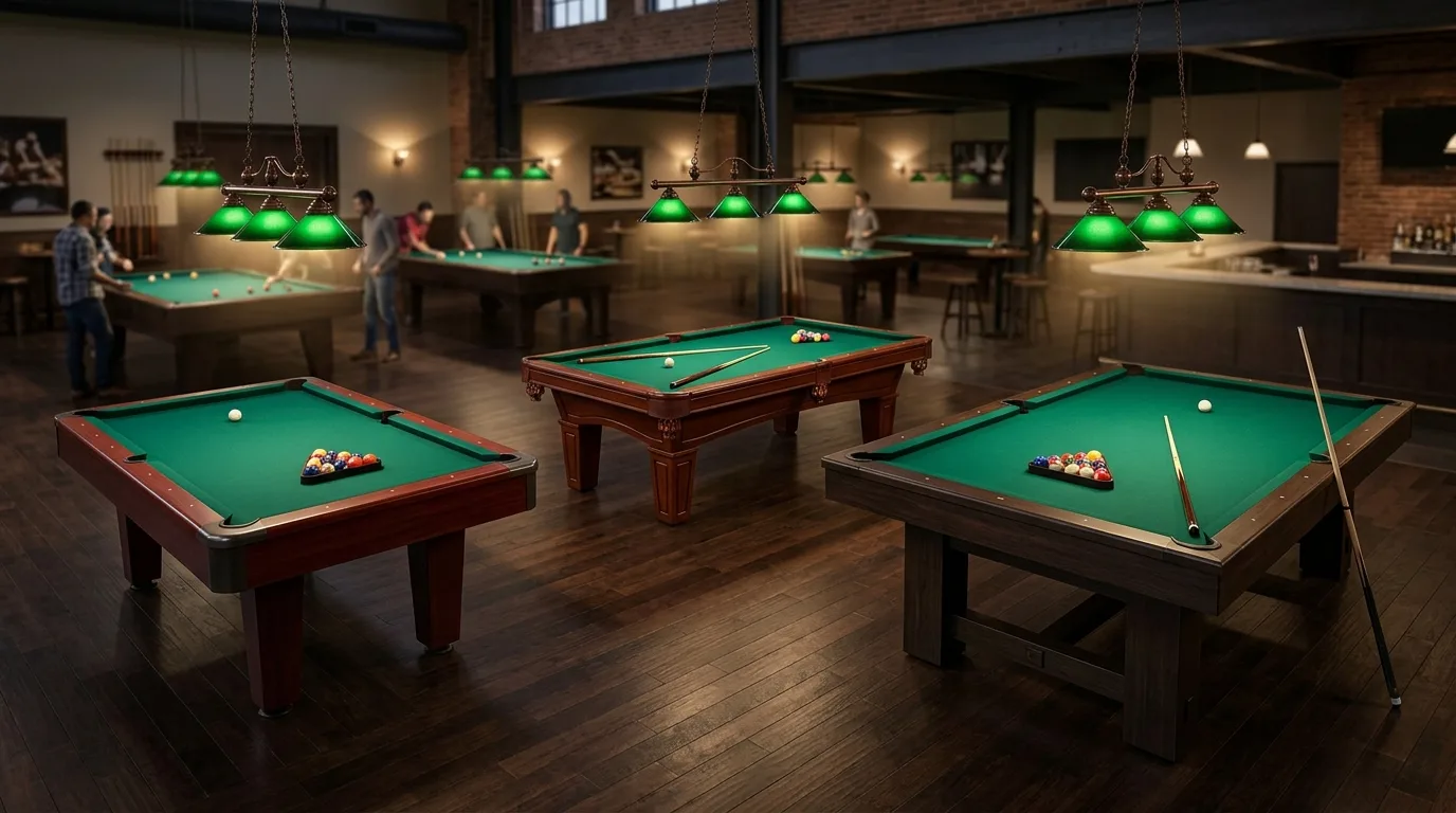 Pool Table Sizes: Exact Dimensions for 7ft, 8ft & 9ft Tables